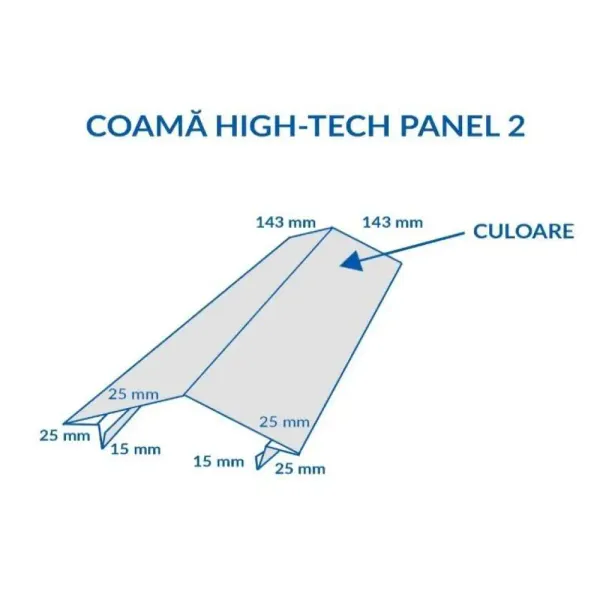 Blachotrapez Coamă High-Tech Panel 2